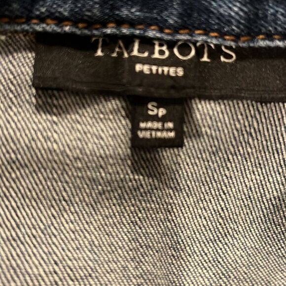 Talbots Classic Jean Jacket size Small petite. - Picture 5 of 9